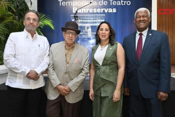Autoridades de Banreservas y organizadores ofrecieron los detalles de la Quinta Temporada de Teatro, que se realizará en marzo en Santo Domingo y Santiago.