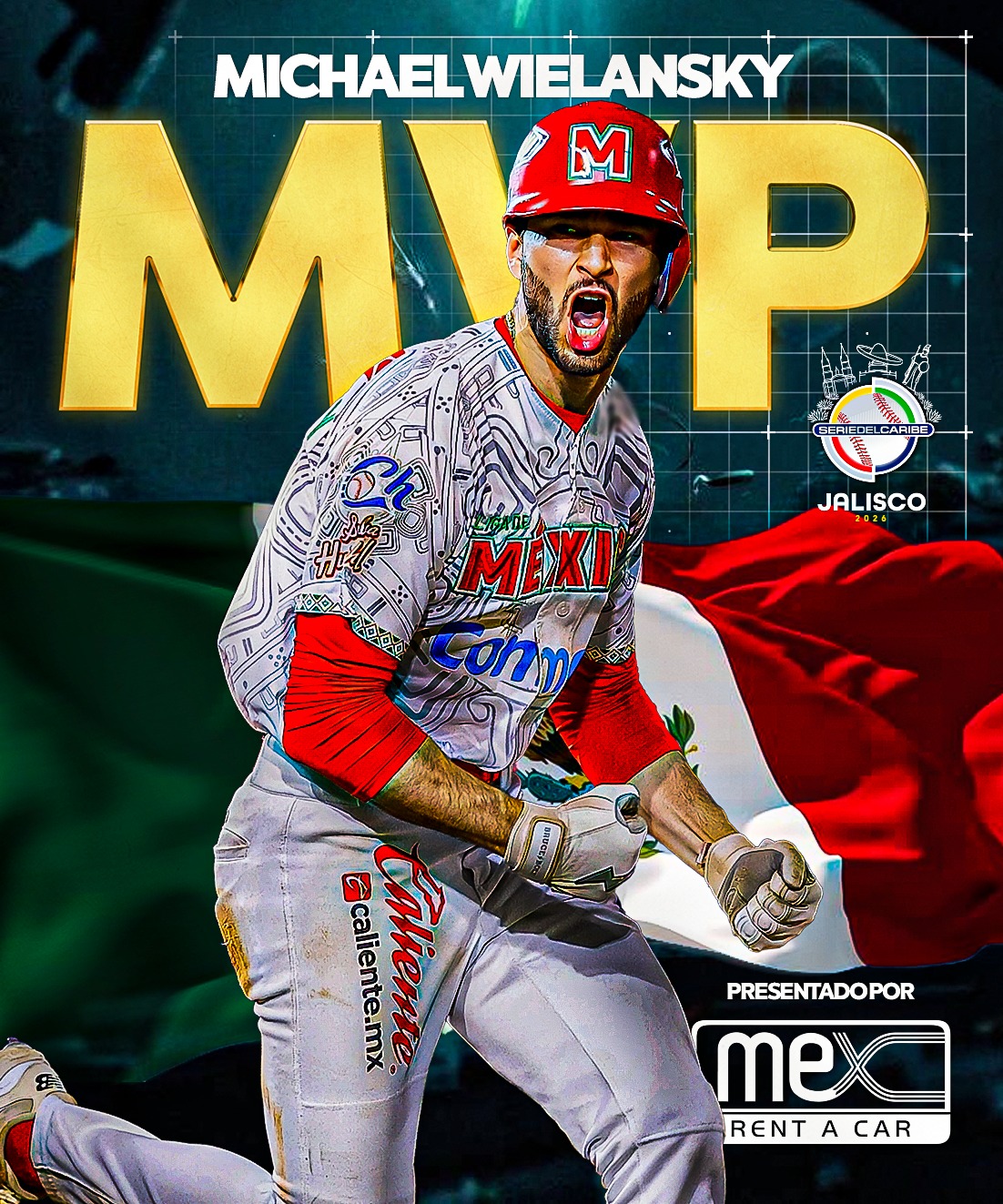 El MVP Michael Wielansky conectó una sólida línea al jardín derecho para empujar dos carreras y colocar el marcador 3-0.