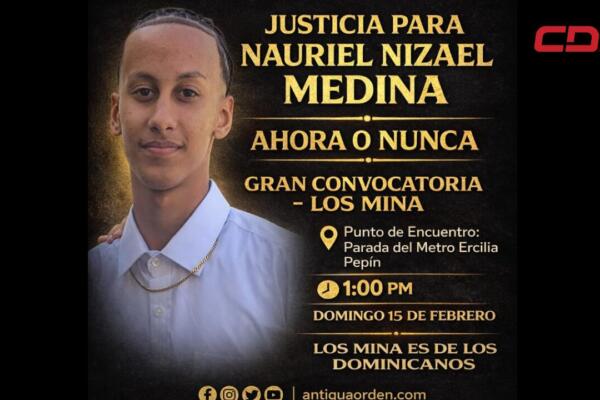 Cartel de la marcha publicada en la página web de la Antigua Orden Dominicana. Foto: CDN Digital