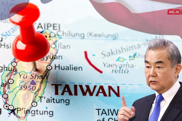 El jefe de la diplomacia china, Wang Yi, durante su intervención en la Conferencia de Seguridad de Múnich, donde instó a Estados Unidos a optar por la cooperación y advirtió que cruzar las “líneas rojas” de Pekín en torno a Taiwán podría provocar una confrontación bilateral.