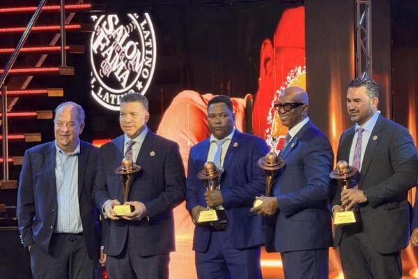 Cinco leyendas inmortalizadas en el Salón de la Fama del Béisbol Latino 2025. FOTO: fuente externa