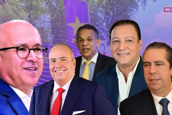 Dirigentes del Partido de la Liberación Dominicana (PLD) que aspiran a la candidatura presidencial con miras a las elecciones de 2028.