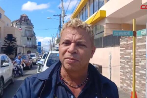 Luis Canela, director de la Junta distrital de Veragua en el municipio de Gaspar Hernández.