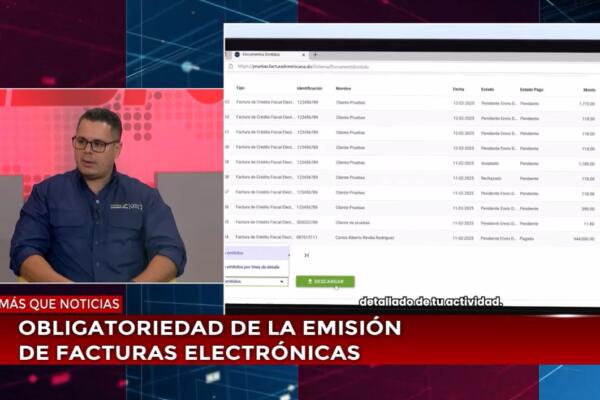 Elvis González, gerente comercial de la empresa Factura Dominicana GTI. 