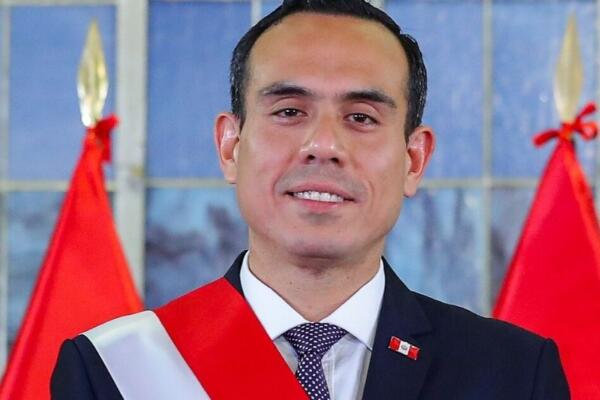 José Jerí, presidente interino de Perú. 