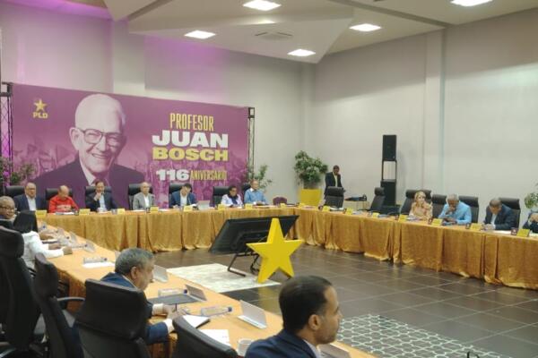 El PLD se aboca este jueves a aprobar una lista preliminar de aspirantes presidenciales de la organización para el 2028. / foto: CDN