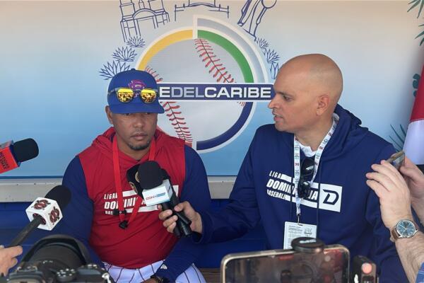 Ramón Santiago dirigente de los Leones del Escogido en la Serie del Caribe Jalisco 2026