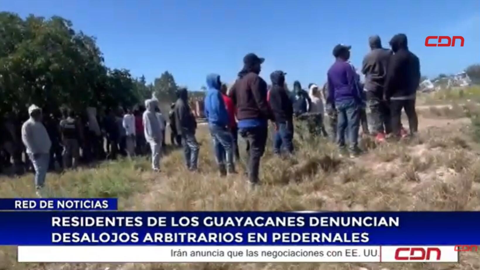 desalojos en Pedernales