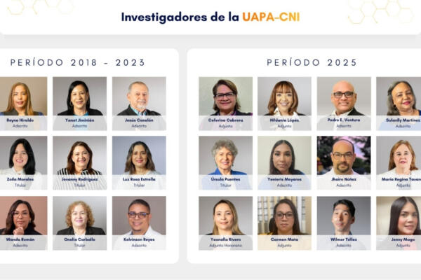 La UAPA eligió a 18 docentes investigadores para impulsar la consolidación de una comunidad científica comprometida de la RD.