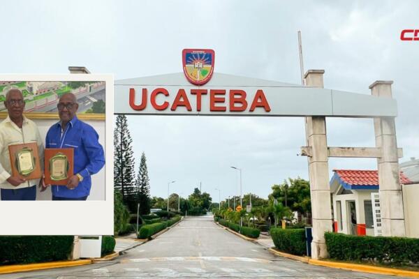 Los profesores Antonio Cabrera Férrera y Braudilio Cabrera Ferreras fueron reconocidos por la Ucateba por su destacada trayectoria docente y su invaluable aporte al desarrollo de las matemáticas y la educación en la región Enriquillo.