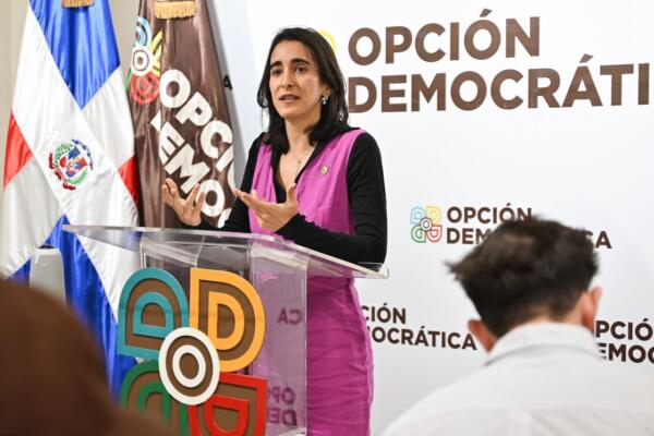 Virginia Antares, excandidata presidencial del partido Opción Democrática (OD)