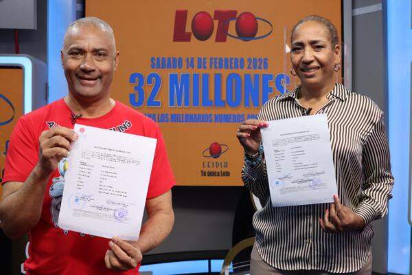 Ambos jugadores coincidieron con los seis números ganadores: 10-20-25-29-32-37; a cada uno de ellos le corresponden 16 millones de pesos.