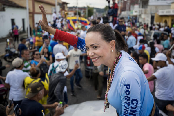 La opositora venezolana y Premio Nobel de la Paz, Maria Corina Machado / Foto: EFE