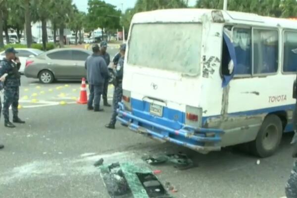 Accidente en avenida George Washington deja una mujer muerta y un herido
