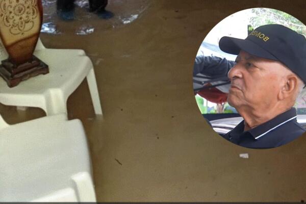 Dueño de vivienda denuncia abandono del ayuntamiento del Distrito Nacional tras inundación en Don Honorio
