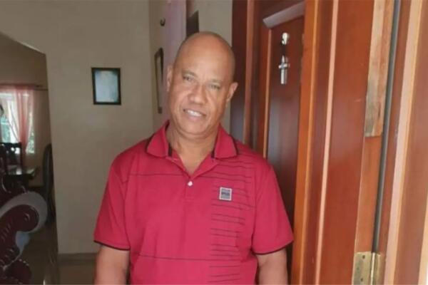 El agricultor Geovanny Marte Ulerio.