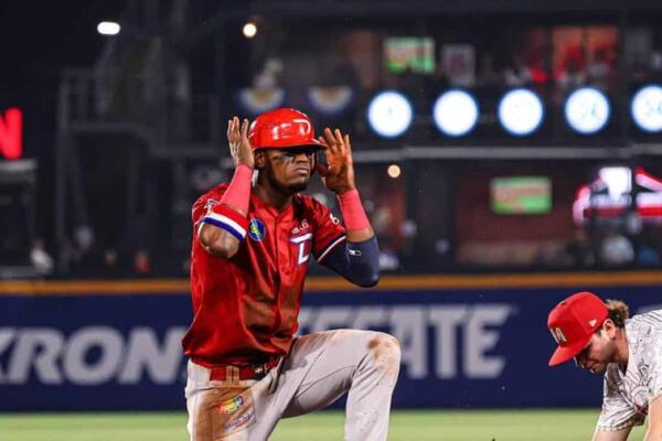 Junior Lake remolcó tres vueltas y puso out con un disparo en el plato 