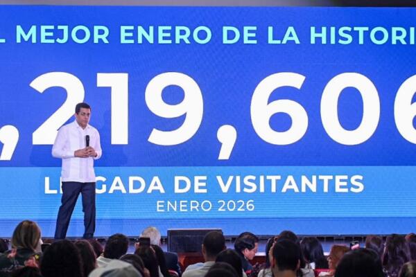 Más de 1 millón 200 mil visitantes llegaron a RD; el mejor enero en la historia del país