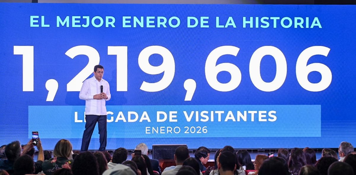Más de 1 millón 200 mil visitantes llegaron a RD; el mejor enero en la historia del país