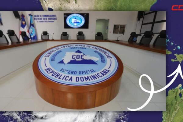 Sede del Centro de Operaciones de Emergencias (COE), organismo encargado de coordinar la prevención y respuesta ante desastres en la República Dominicana.