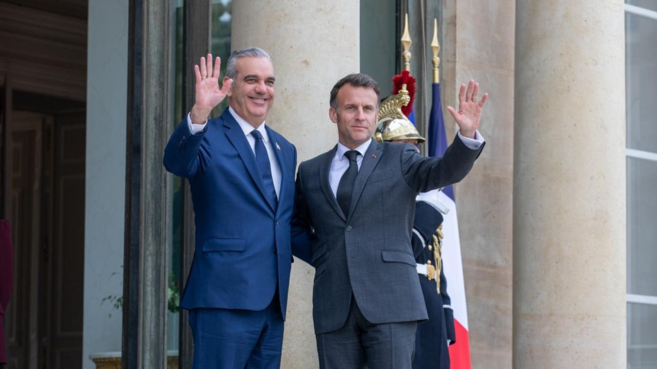 Abinader y Macrón
