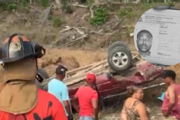 Un hombre murió y dos personas resultaron heridas tras el deslizamiento de una camioneta en la carretera Hato Mayor-El Puerto. 