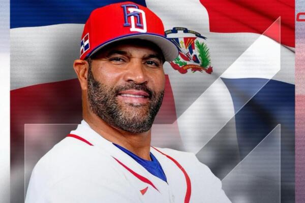 Albert Pujols, dirigente de la selección dominicana para el Clásico Mundial de Béisbol 2026.