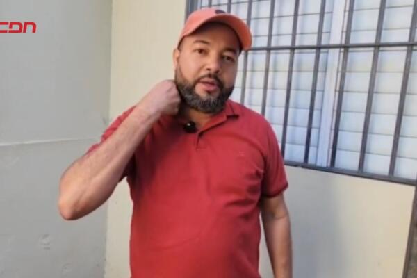 Argelis Valdez, taxista asaltado en Santiago. 