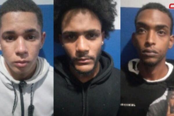 Yanifer Andre Santiago, Eflix Triunfer Infante y Cristofer Genao Ureña, detenidos.