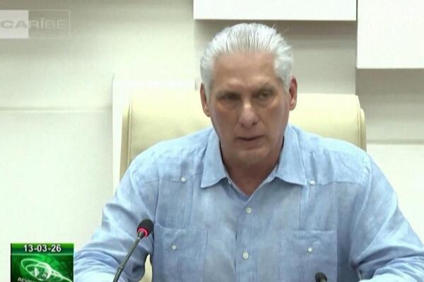 El presidente cubano, Miguel Díaz-Canel.