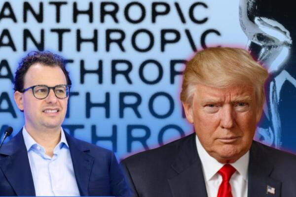 El presidente de los EE.UU. Donald Trump y el CEO de Anthropic, Dario Amodei en conflicto tras petición de Trump para usar la IA Claude para uso militar sin restricciones por el Pentágono. Foto: CDN Digital
