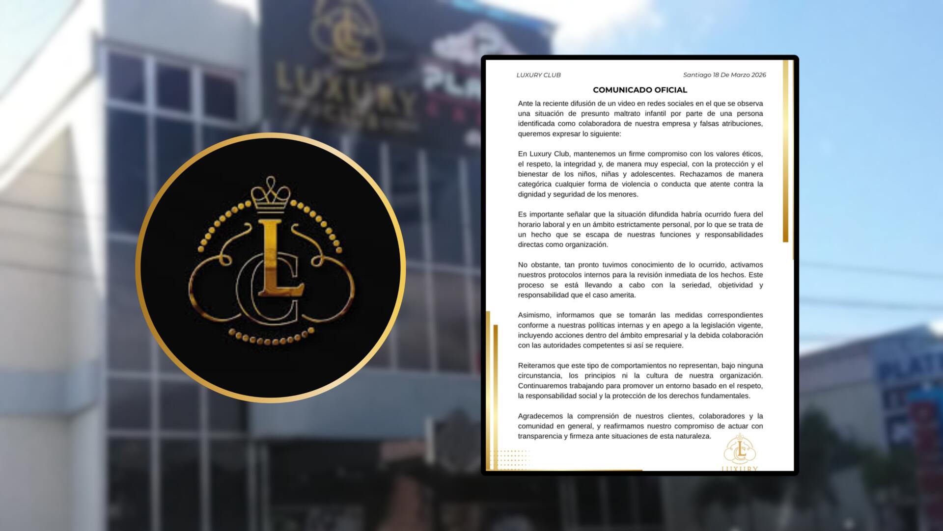 Empresa emite comunicado tras difusión de video de empleada en presunto maltrato infantil