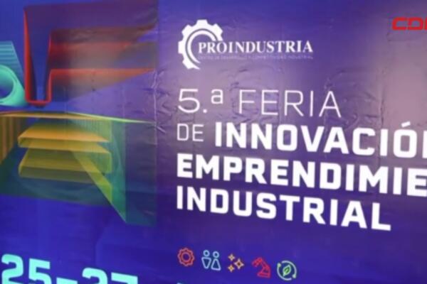 Feria de Innovación y Emprendimiento Industrial presentada en Santiago.