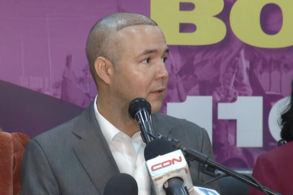 Johnny Pujols durante la rueda de prensa este martes.