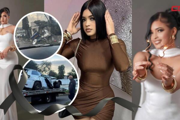 Germany Holguín Santana, joven muerta en accidente de tránsito. 