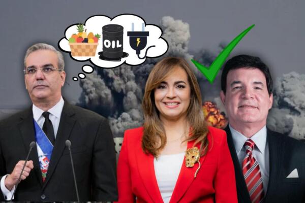 Julio Brache y Laura Peña Izquierdo, respaldan medidas de Abinader respecto al conflicto de Oriente Medio. Foto: CDN Digital