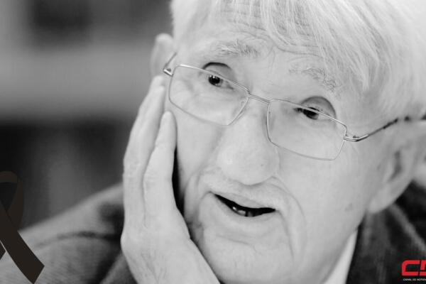 Fotografía del fallecido filósofo alemán Jürgen Habermas. Foto: EFE