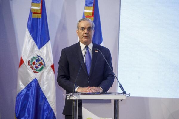  Luis Abinader, l presidente de la República Dominicana. 
