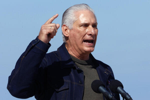 Foto de archivo del presidente de Cuba, Miguel Diaz-Canel. EFE/ Ernesto Mastrascusa