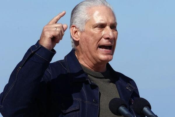Miguel Díaz-Canel, presidente de Cuba.