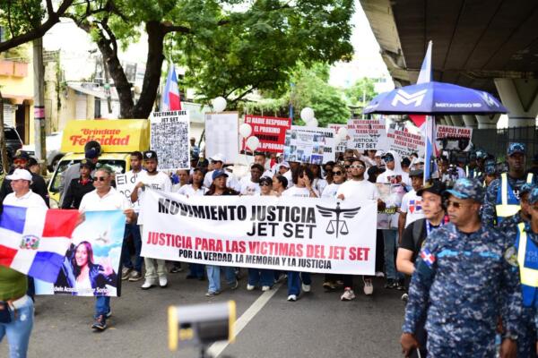 Foto de archivo del Movimiento Justicia Jet Set durante una marcha realizada el 26 de enero de 2026 / foto: Danny Polanco