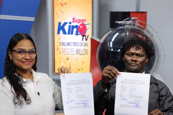 La psicóloga Ivettee Franyelin Concepción Tejada y el nacional haitiano Nelson Roland, son los nuevos millonarios.