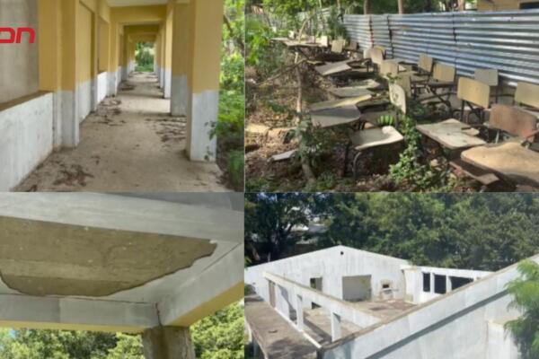 Comunidad pide al Ministerio acabar obra en Moca.
