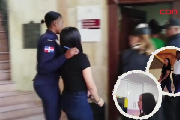 Joven Dilesy Yokasta García Sepúlveda, acusada de agredir a su hijo menor.