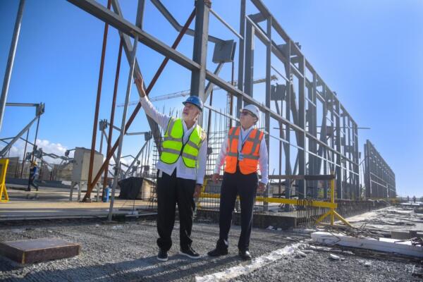 El presidente del consejo de administración del AIC ofreció detalles de los avances estructurales y del impacto que tendrá el proyecto. Foto: Fuente externa 