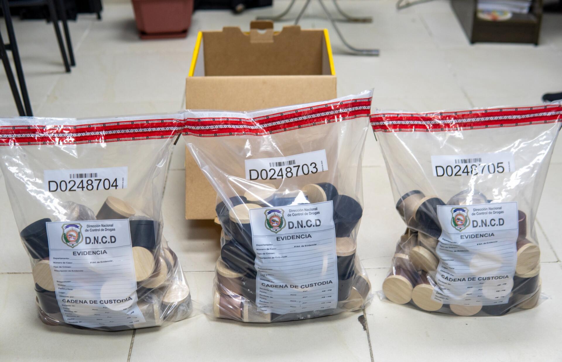 Velones llenos de cocaínas