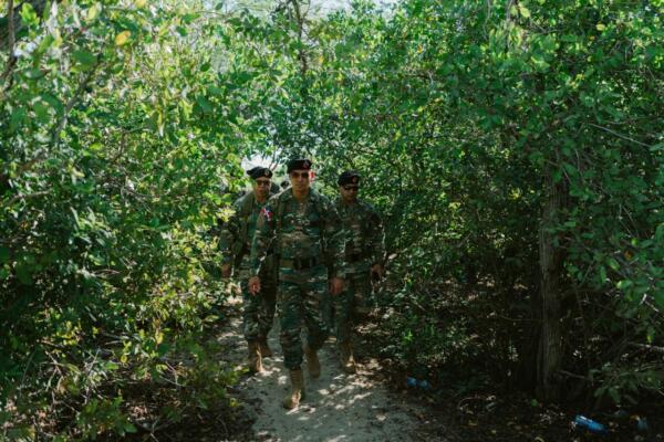 El recorrido inició en el destacamento de Manzanillo, provincia Montecristi.