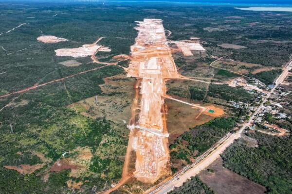 Pista de aterrizaje del Aeropuerto Internacional Cabo Rojo.