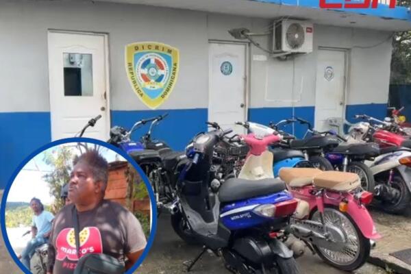 Mario Aristides Polanco Arias, detenido por robo de motocicletas. 