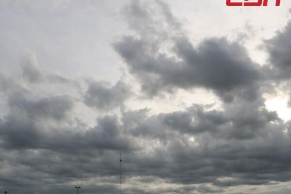 Nubes dispersas a medio nublado y lluvias aisladas en algunas provincias